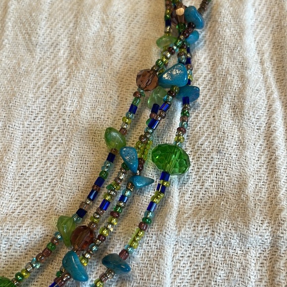 Glass beaded necklace - Picture 3 of 4
